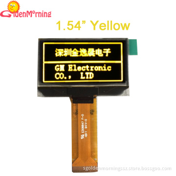 1.54" oled display, yellow color